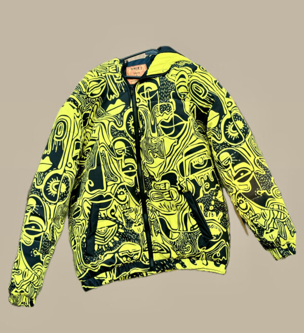 Bombers Oversized Crearte y Rojo - Imagen 5
