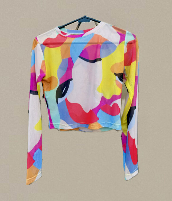 Blusas Crop Portal 1, Monstruo, Lady Colors - Imagen 2