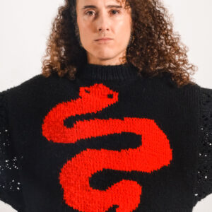 Bomber de lana serpiente