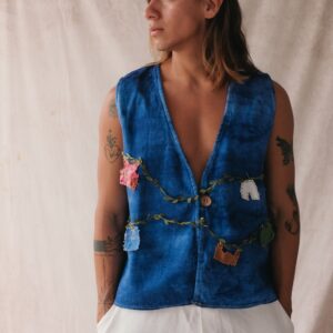 Tendedero en el bosque