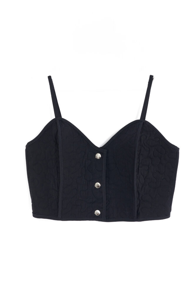 Croptop tiras acolchado